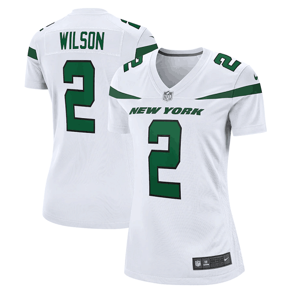 Women's New York Jets #2 Zach Wilson White Vapor Untouchable Limited Stitched Football Jersey(Run Small)